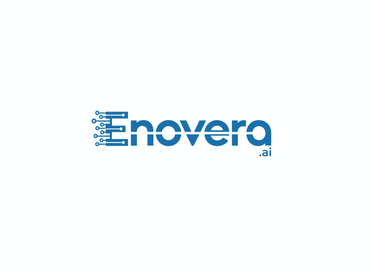 Enovera light primary wordmark